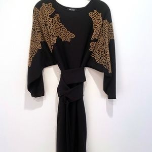 Isabel de Pedro Long Sleeve Knit Dress